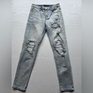 Amiri Distressed Jeans Mens 31x32 Skinny Fit Stretch